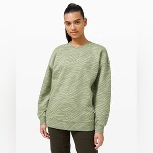 Lululemon Perfectly Oversized Crew Cotton Terry Sweatshirt